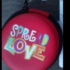 6 TECH CASE EAR BUD HOLDER PHONE XOXO POSITIVE LOVE DANCE INSPIRATIONAL WORDS